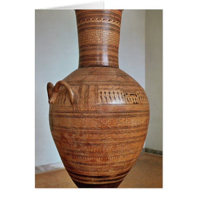 Dipylon Amphora Hälsningskort (Framsidan)