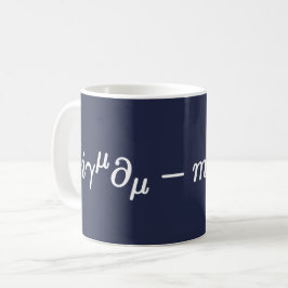 Dirac Equation Vetenskap Matematiska Ekvationer Mu Kaffemugg