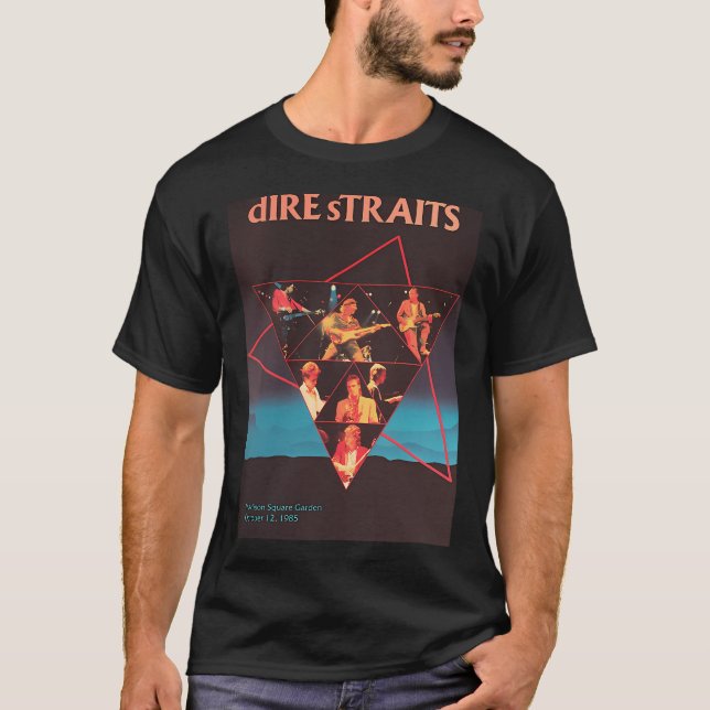 Dire Straits Band T Shirt (Framsida)