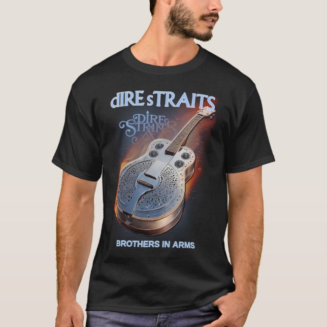 DIRE STRAITS BAND T SHIRT (Framsida)