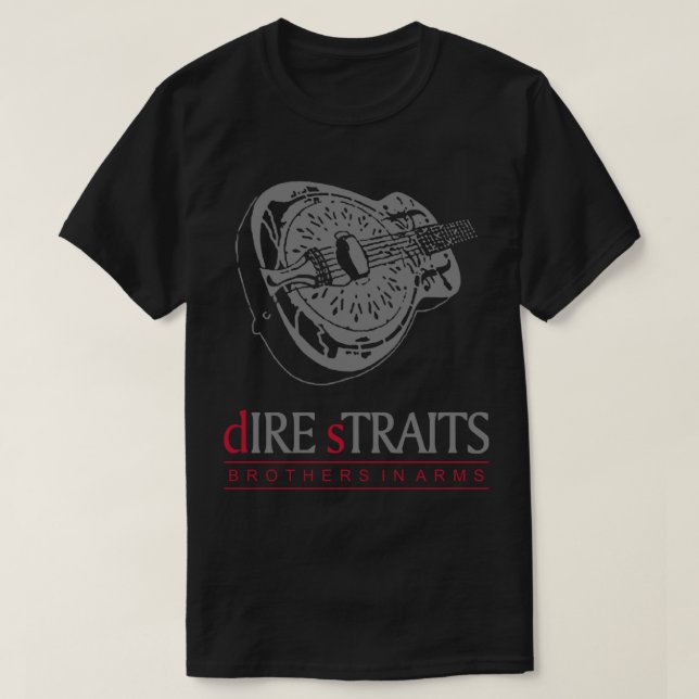DIRE STRAITS - FRÈRES D_ARMES essentiel T Shirt (Design framsida)