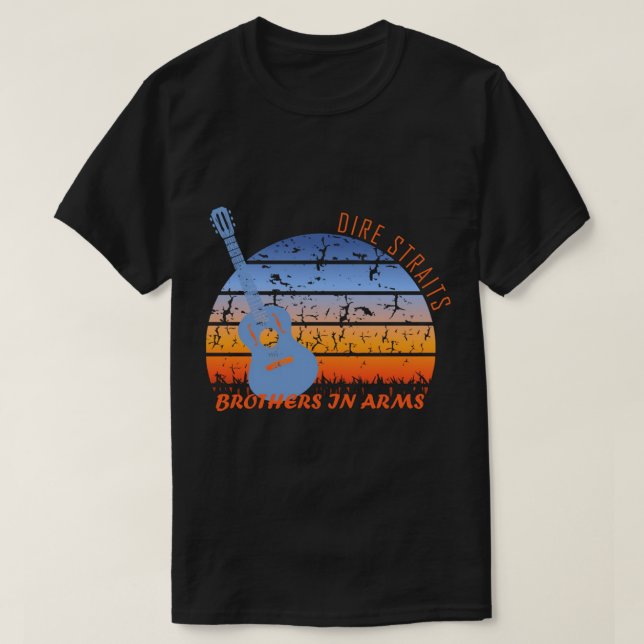 DIRE STRAITS - FRÈRES D_ARMES essentiel T Shirt (Design framsida)