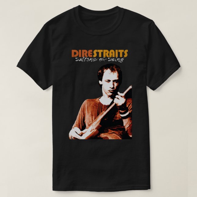 Dire Straits Guitar T Shirt (Design framsida)