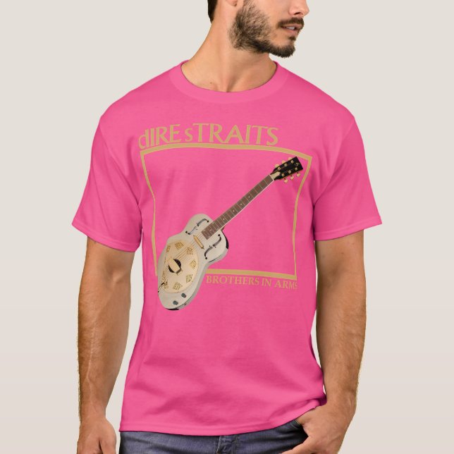 Dire Straits - Guitar T Shirt (Framsida)