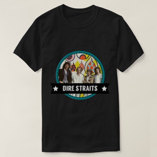 Dire-Straits merch T Shirt (Design framsida)