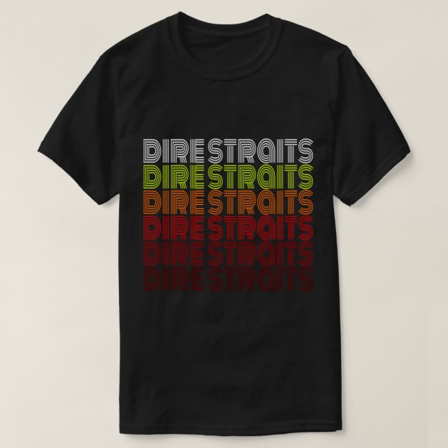 Dire Straits Millésime Classique T Shirt (Design framsida)