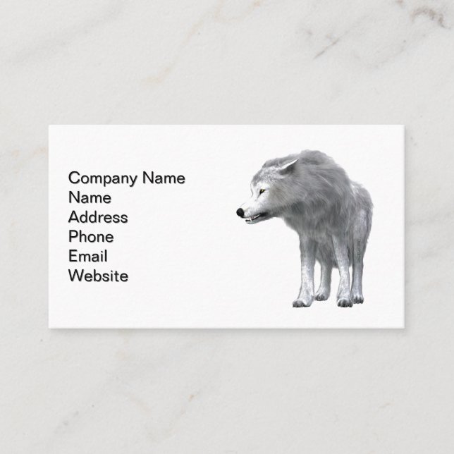 Dire Varg Pack-ledare Visitkort (Framsida)