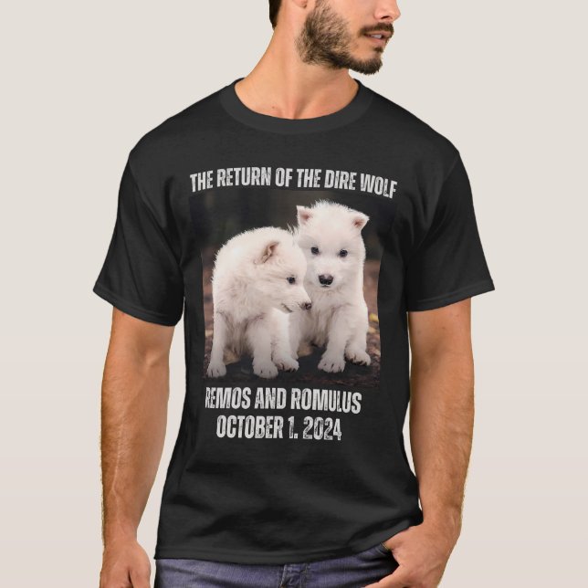 Dire Wolves återkomst - Remos och Romulus T Shirt (Framsida)