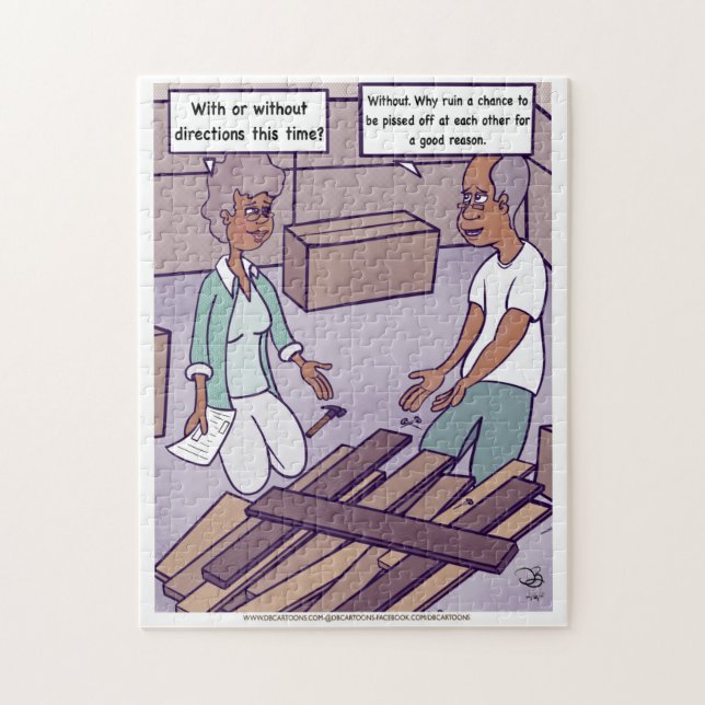 Direction Tecknad Jigszawa Puzzle Pussel (Vertikal)