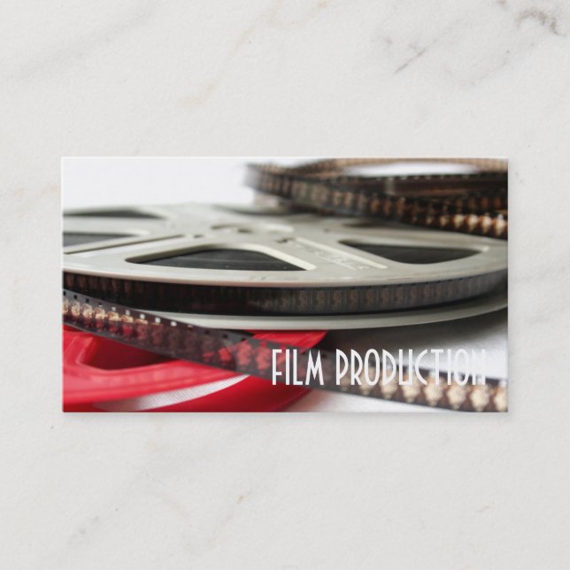 Director Clapperboard Film Movies Producer Act Visitkort (Framsida)