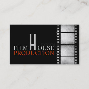 Director Clapperboard Film Movies Producer Act Visitkort