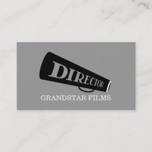 Director Clapperboard Film Movies Producer Visitkort