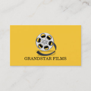 Director Clapperboard Film Movies Producer Visitkort