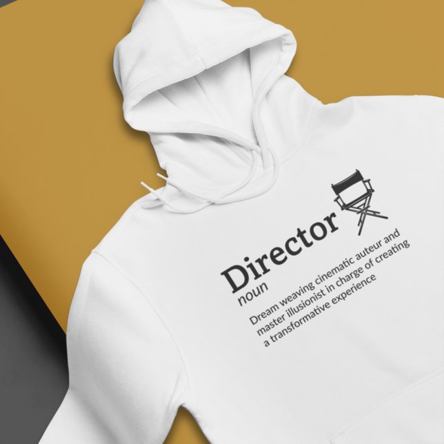 Director Definition Light Mode - Filmmaker Hoodie (Skapare uppladdad)