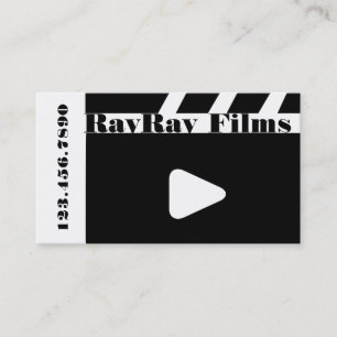 Director Film Movies Producer Production Business Visitkort