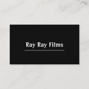 Director Film Movies Producer Production Business Visitkort