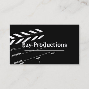 Director Film Movies Producer Production Business Visitkort