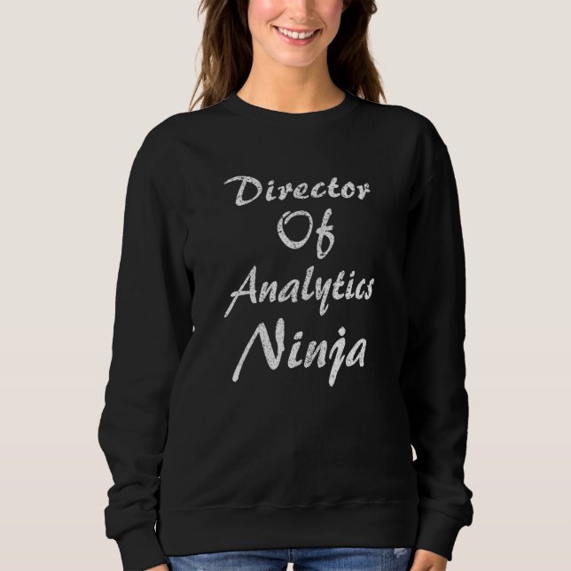 Director Of Analytics Occupation Work T Shirt (Framsida)