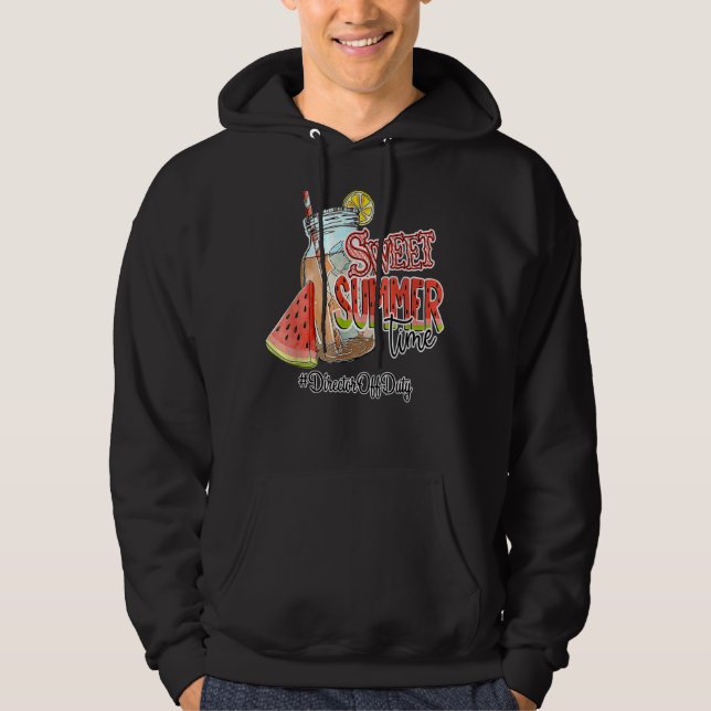 Director of Duty Summer Break Sweet Summer Time E Hoodie (Framsida)