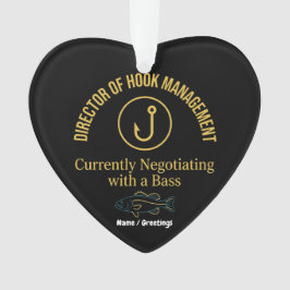 Director of Hook Management Funny Bass Fishing Hum