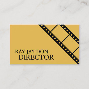 Director Producer Film Movie Editing Editor Maker Visitkort