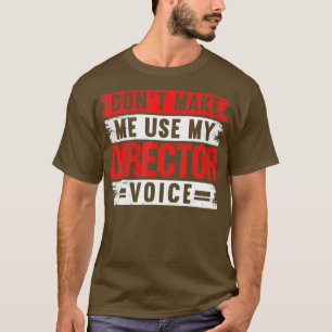Director Voice Theater Actress Broadway Musical Th T Shirt