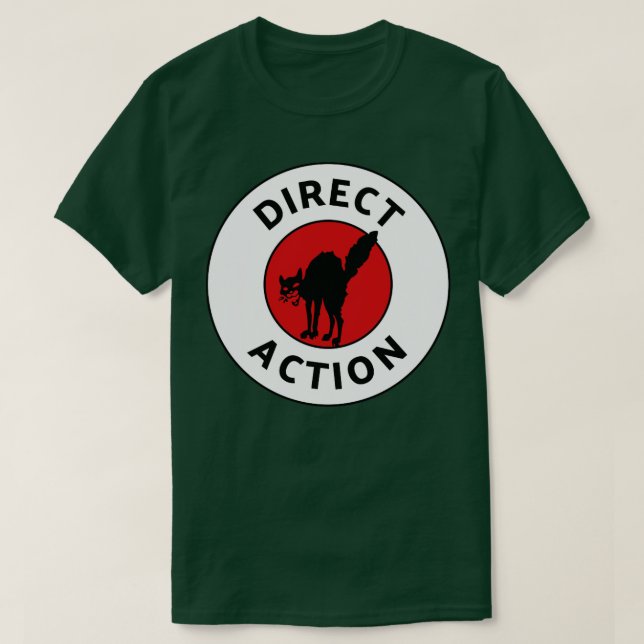 Direkt åtgärd t shirt (Design framsida)