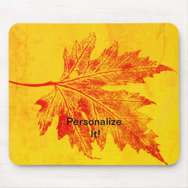 Direkt avlastning från löv NP Prints Mousepad Musmatta (Framsidan)
