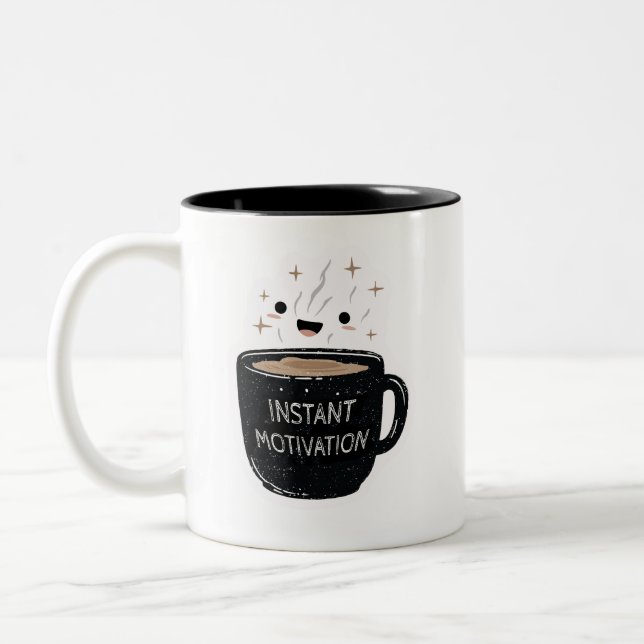 Direkt Motivation – Sött Kawaii Kaffekopp (Vänster)