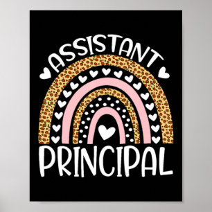 Direkt Principal Boho Regnbåge Leopard Första Dage Poster