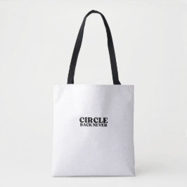 Direkt tillgångsbärare | Circle Back Never Canvas  Tygkasse