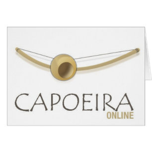 Direktanslutet grafiska Capoeira Hälsningskort