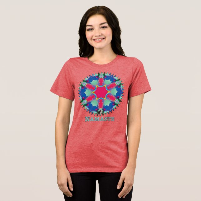 Direktiv Namaste Kalejdoskop T-shirt (Framsida Full)