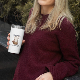 Direktmänniska, bara kaffe rolig mugg