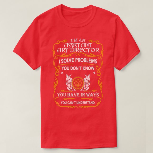 DIREKTÖR FÖR ASSISTANT ART T SHIRT (Design framsida)
