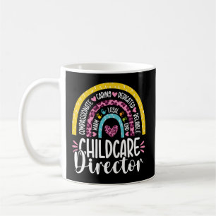 Direktör för barnavård Avskrivning Daycare Provide Kaffemugg