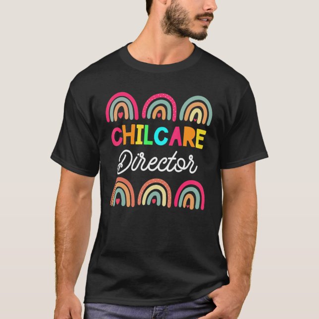 Direktör för barnomsorg, daghem, skolleverantör t shirt (Framsida)