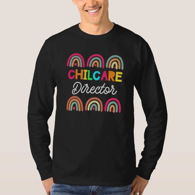 Direktör för barnomsorg, daghem, skolleverantör t shirt (Framsida)