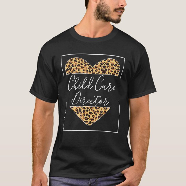 Direktör för barnomsorg, daghem, skolleverantör t shirt (Framsida)