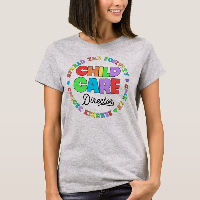 Direktör för barnomsorg, Daycare Crew School Provi T Shirt (Framsida)