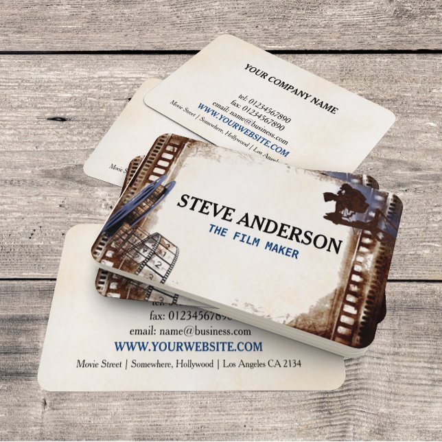 Direktör för Film Business Film Visitkort (Skapare uppladdad)