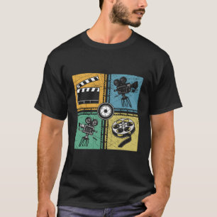 Direktör för filmmakaren Film Camera Cinema Älskar T Shirt