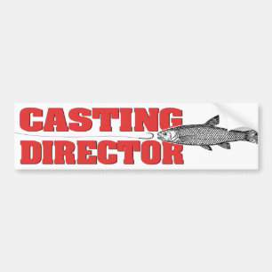 Direktör för fiske efter anggler Casting Bildekal