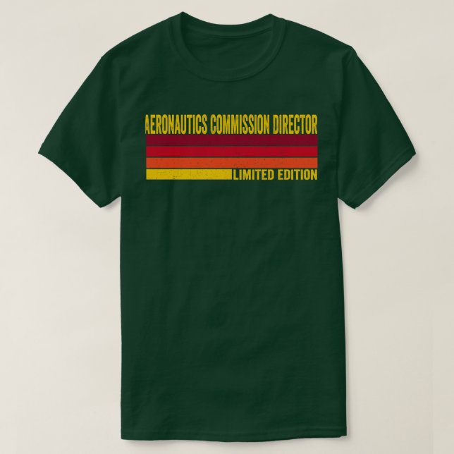 Direktör för flygkommissionen t shirt (Design framsida)