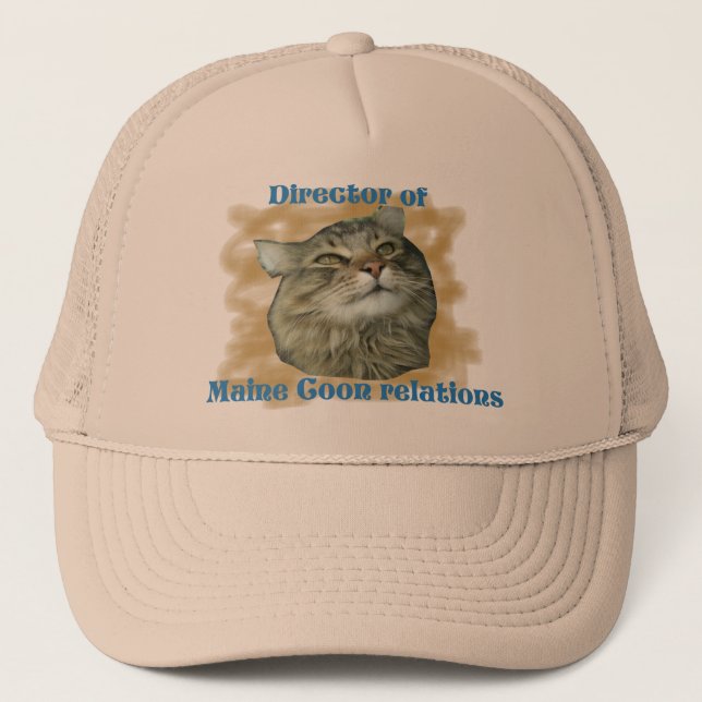 Direktör för förbindelserna med Maine Coon Truckerkeps (Framsida)