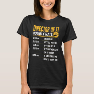 Direktör för IT-teknik för timtaxa T Shirt