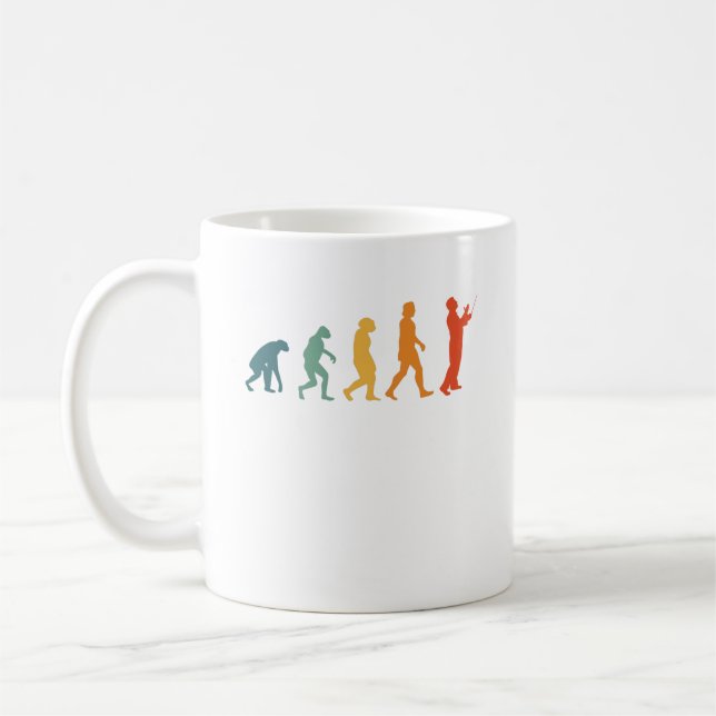Direktör för produktionsledarens evolution Retro C Kaffemugg (Vänster)