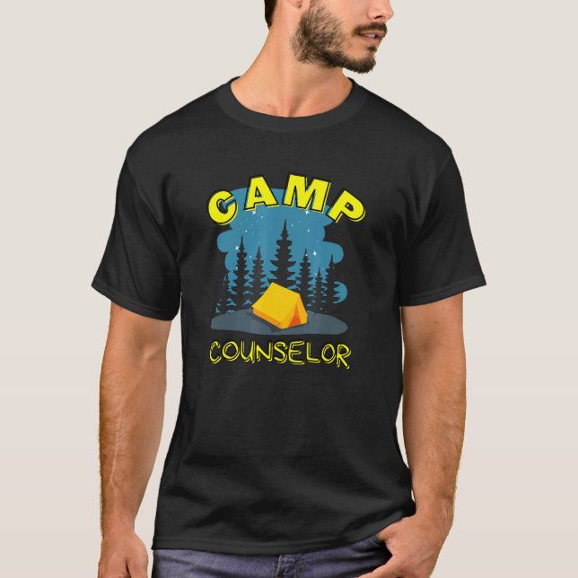 Direktör för sommarlägerrådet Camper Camp T Shirt (Framsida)