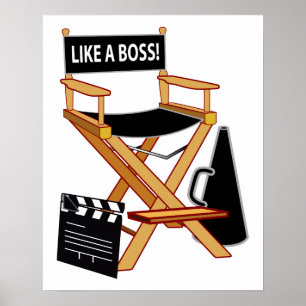 Direktör stol: Gilla en chef! Poster