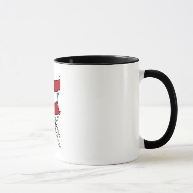 Direktör stol & hatt mugg (Höger)